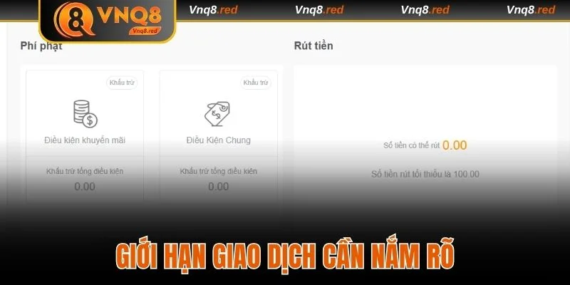 Giới hạn giao dịch cần nắm rõ